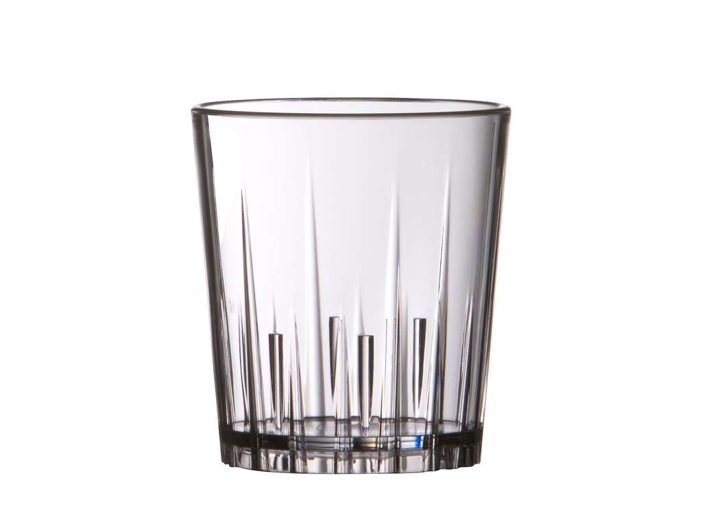 Hård plast drikkeglas KLAR 16 cl