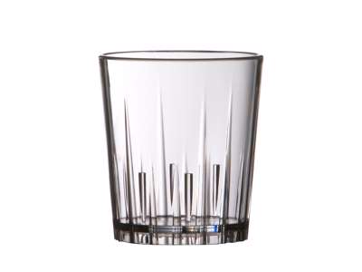 Hård plast drikkeglas KLAR 16 cl