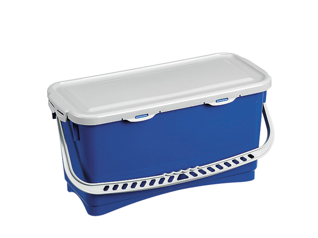 Hermetic spand 20lt m.låg Blå til 40cm mop