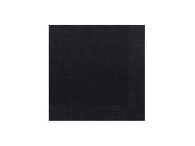 Serviet 33x33 2-lag á 125stk. SORT