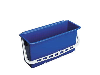 Firkantet spand BLÅ 15 liter