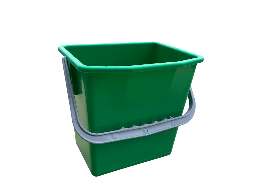 Firkantet spand GRØN 6 liter