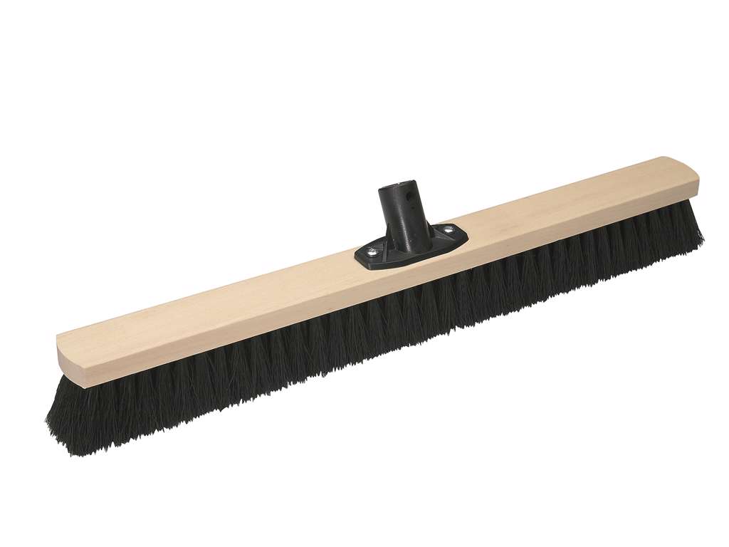 Fejekostbørste i træ 60 cm med gevind