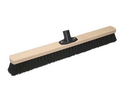 Fejekostbørste i træ 60 cm med gevind