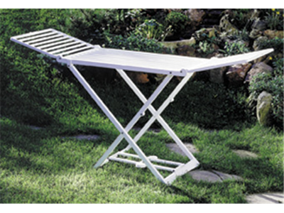 Tørrestativ med vinger HVID