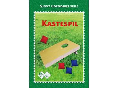 Kastespil i træ med 4 ærteposer