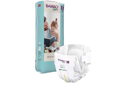 Børneble XL, størrelse 6 (16+ kg), 120 stk., Bambo Nature ECO bleer