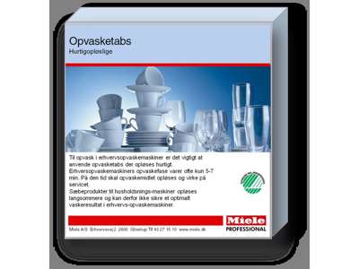 MIELE professionelle opvasketabs á 80 stk.