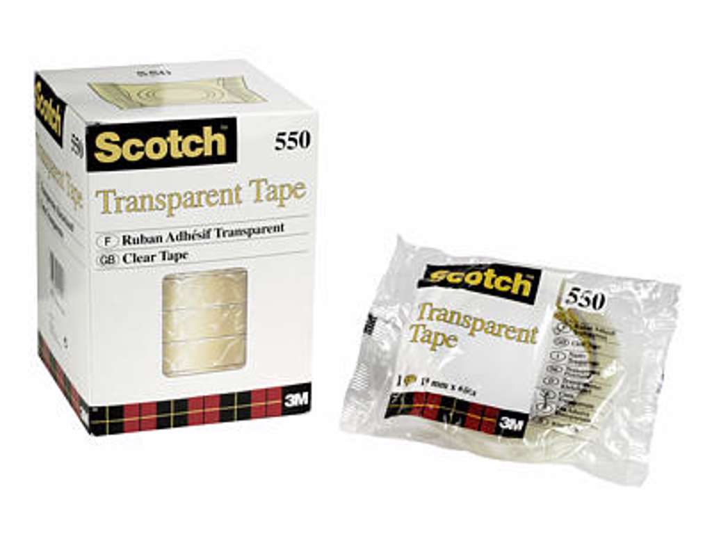 Tape Transparent 3M 19 mm 8 ruller á 33 m