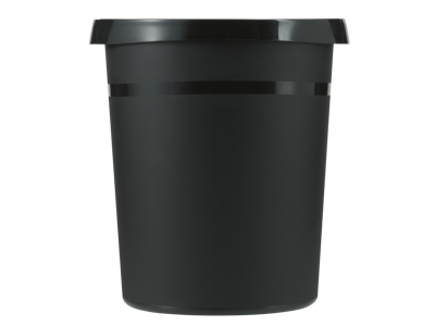 Papirkurv rund 18lt. sort plast