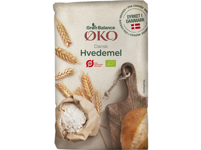 Økologisk hvedemel 6 x 2 kg