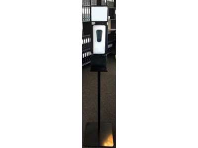 Gulvstander med infotavle SORT