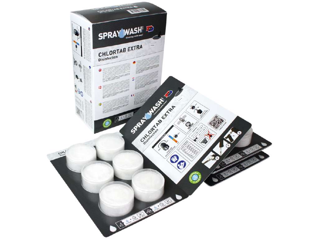 Spraywash Chlortab Extra 18 stk.