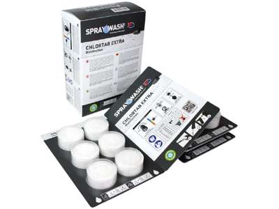 Spraywash Chlortab Extra 18 stk.