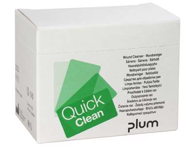 QuickClean sårrenseserviet á 20 stk.