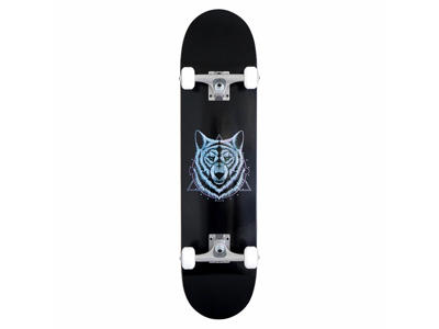 Skateboard 7,25"x29,2" Wolf