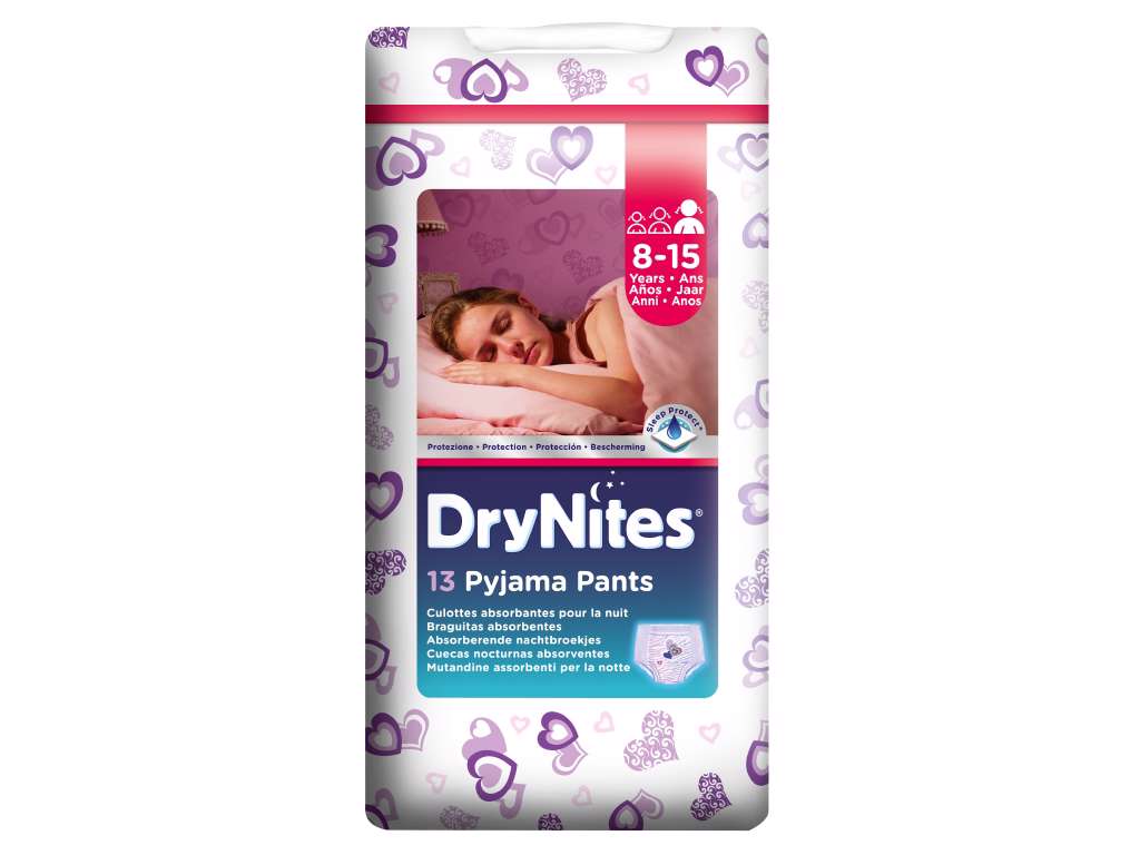 Bukseble Huggies Girl 27-57 kg á 52 stk.