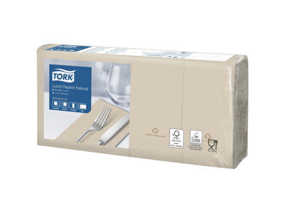 Serviet 33x33 cm, genanvendt papir á 2000 stk.