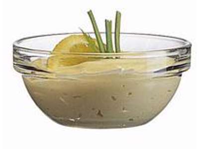 Stableskål i glas 20 cm