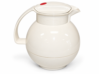 Termokande t.kaffe/the 1lt. kugle HVID