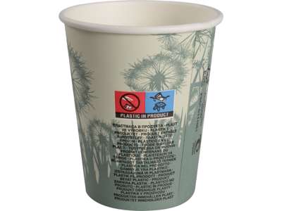 Papbægre 24cl Ø9cm 1000stk KOMPOSTERBAR