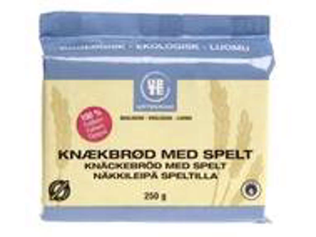 Urtekram økologisk knækbrød med spelt 12 x 250 g