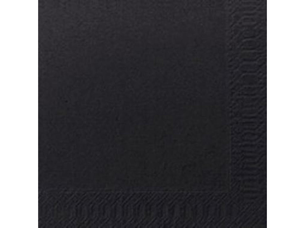 Serviet 24x24 cm. SORT á 2400 stk