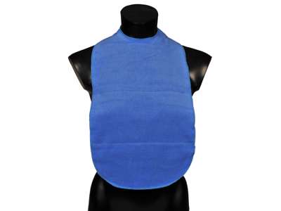 Hagesmæk dobbelt frotté med plast