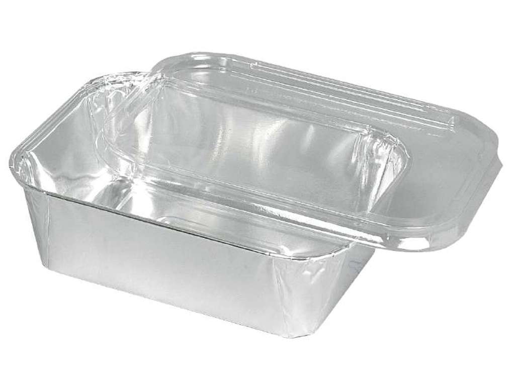 Alu-bakke 15 x 11 x 5 cm 0,6 liter  á 220 stk.