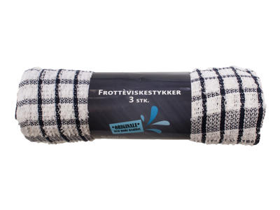 Viskestykke frotté assorteret farver 45 x 68 cm à 12 stk.