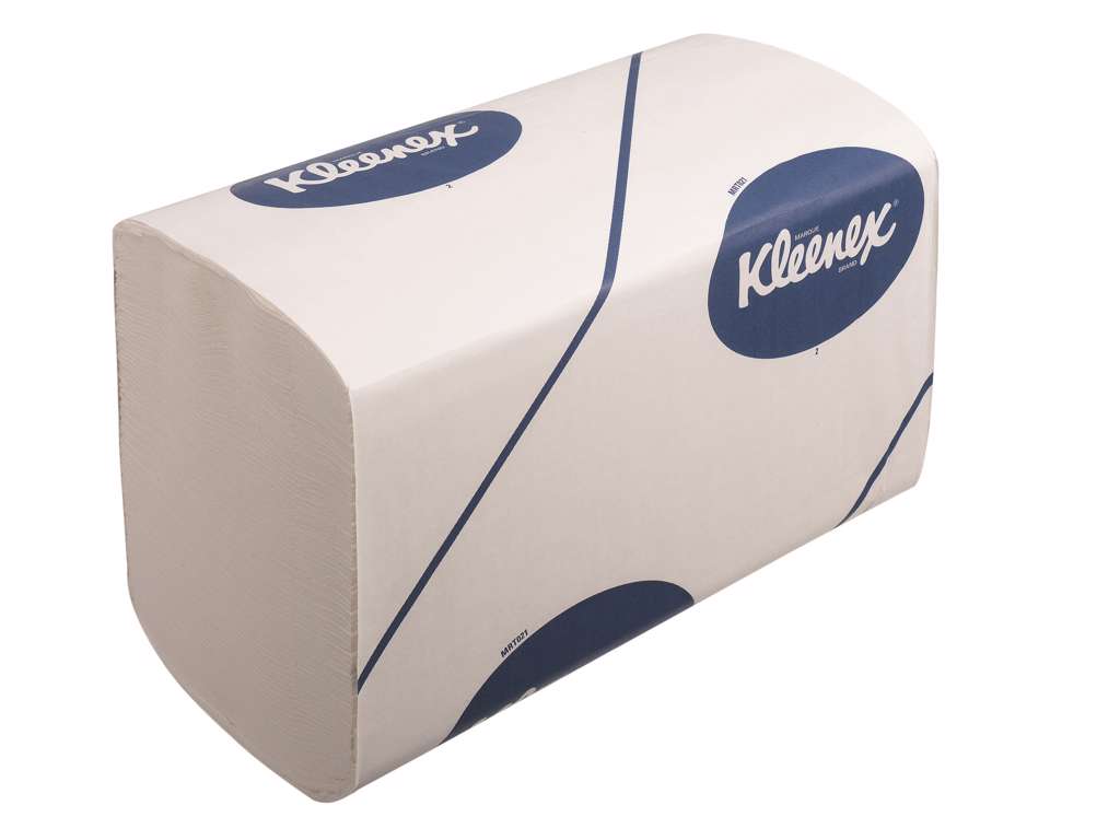 2-lags håndklædeark HVID 30 x 94 ark