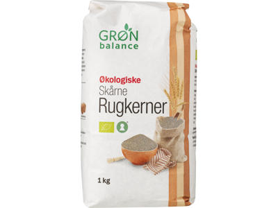 Økologiske skårne rugkerner 10 x 1 kg
