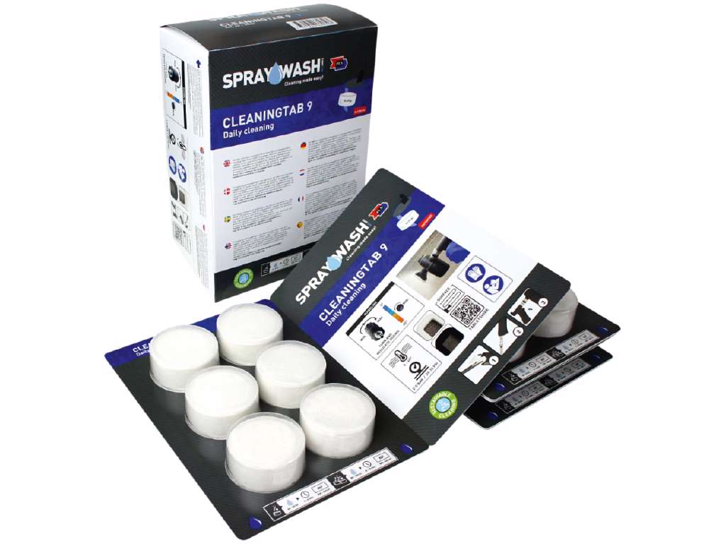 Spraywash Cleantab 9 uden parfume 18 stk.