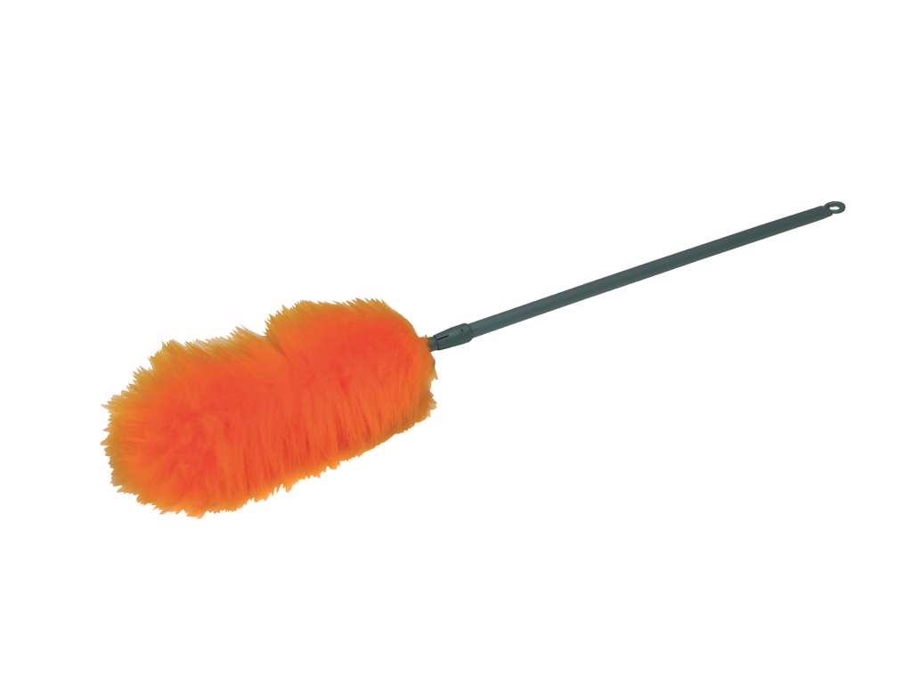 Uld afstøver med teleskopskaft