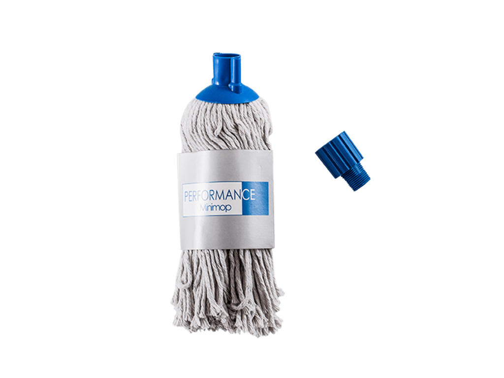 Mini rundmoppe med skruegevind