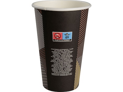 Kaffebægre 36cl BRUN a 100 stk.