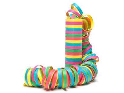 Serpentiner 10 ruller á 18 ringe