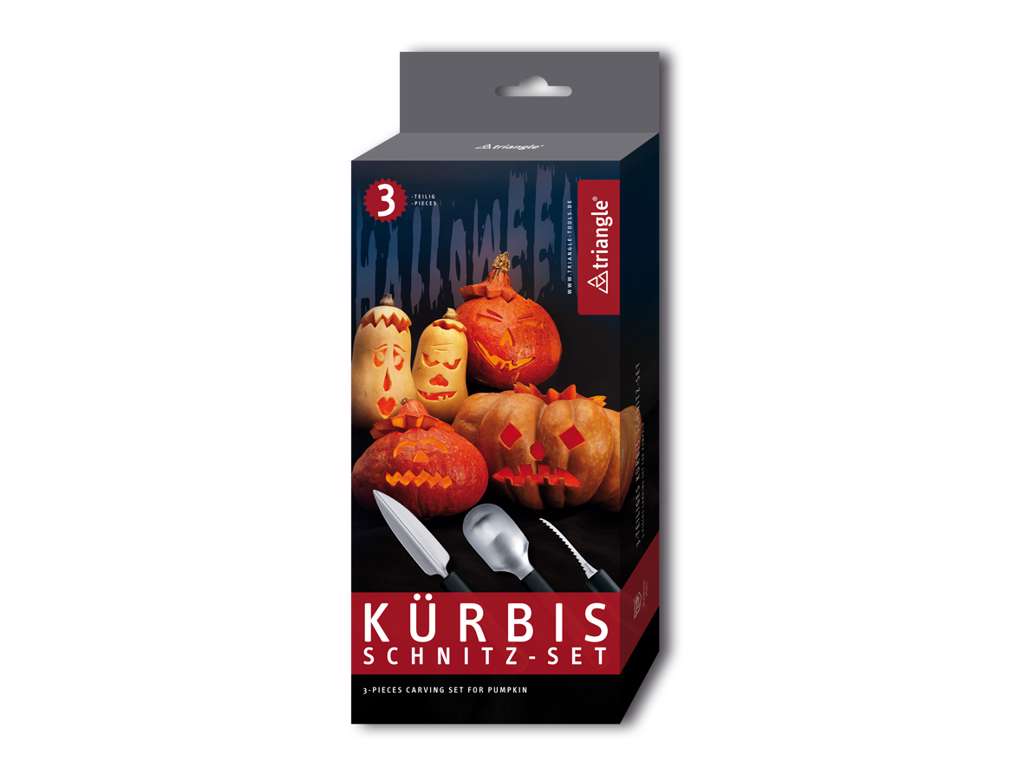 Græskarudskærer sæt med 3 stk.
