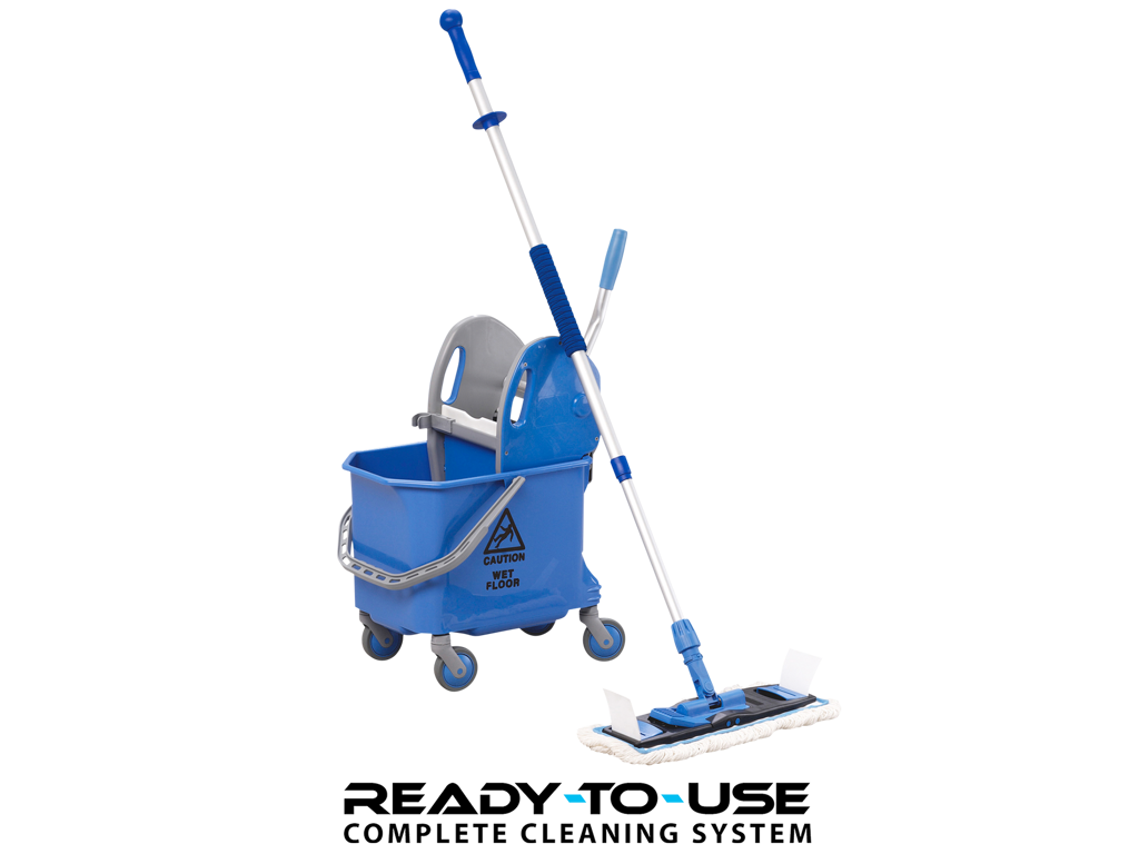 Mopvogn 18 liter med presse