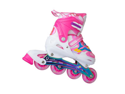 Rulleskøjter Inliner Pink str. 34-37