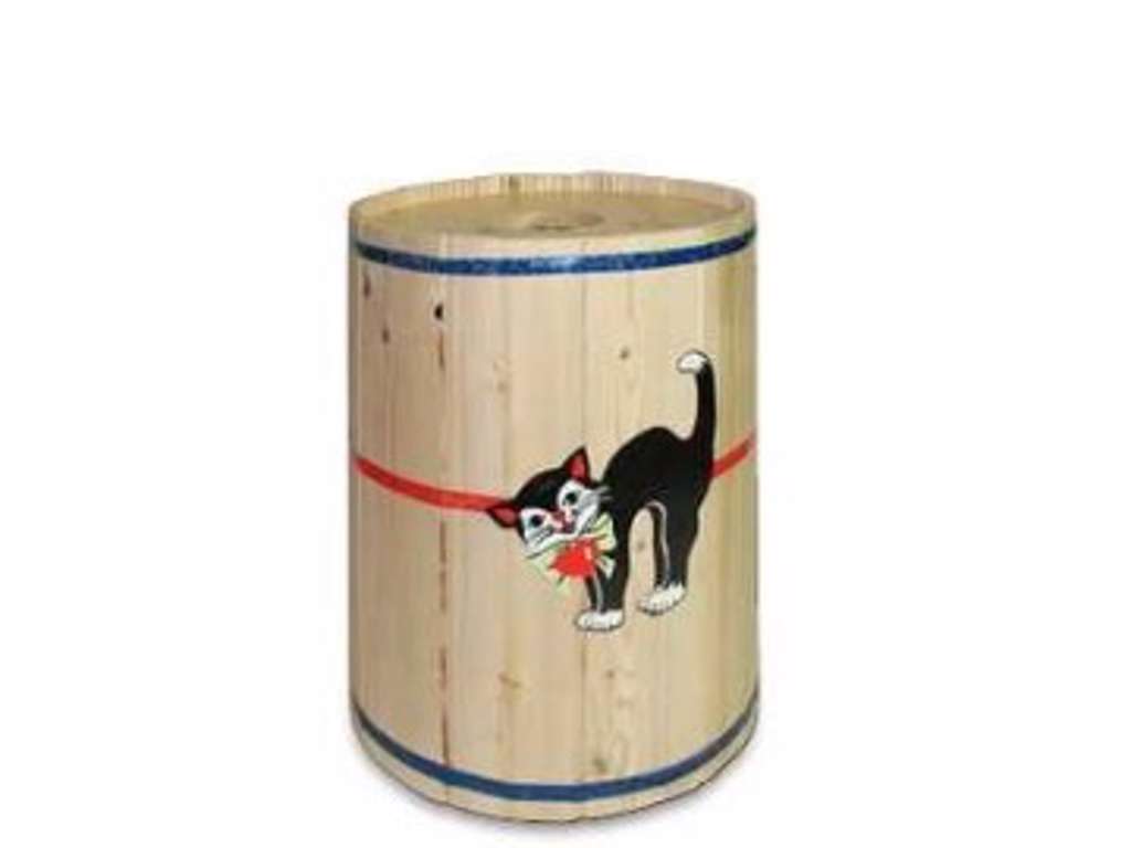 Lille fastelavnstønde i træ 4 - 7 år