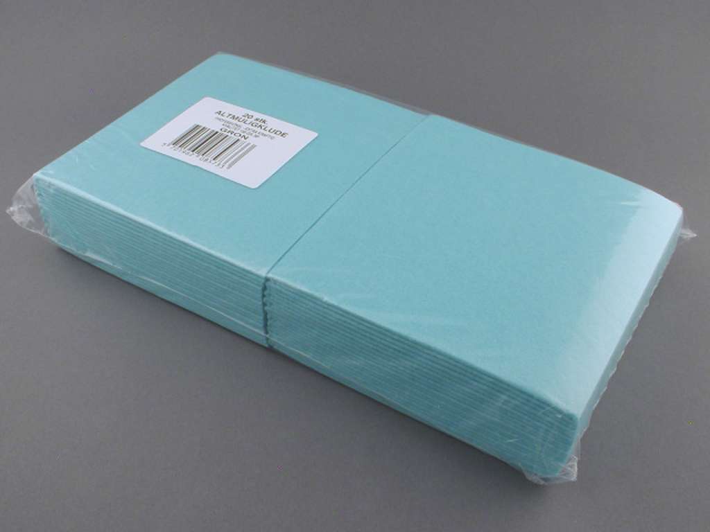 Alt-mulig-klud GRØN á 20 stk.