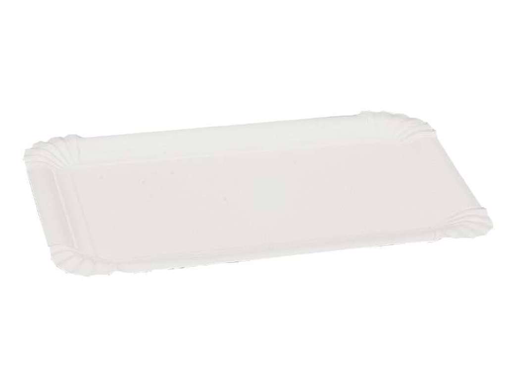 Pølsebakke HVID 13 x 20 cm á 1500 stk.