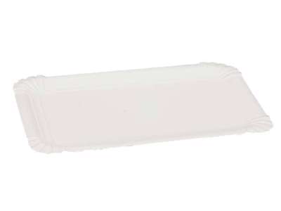 Pølsebakke HVID 13 x 20 cm á 1500 stk.