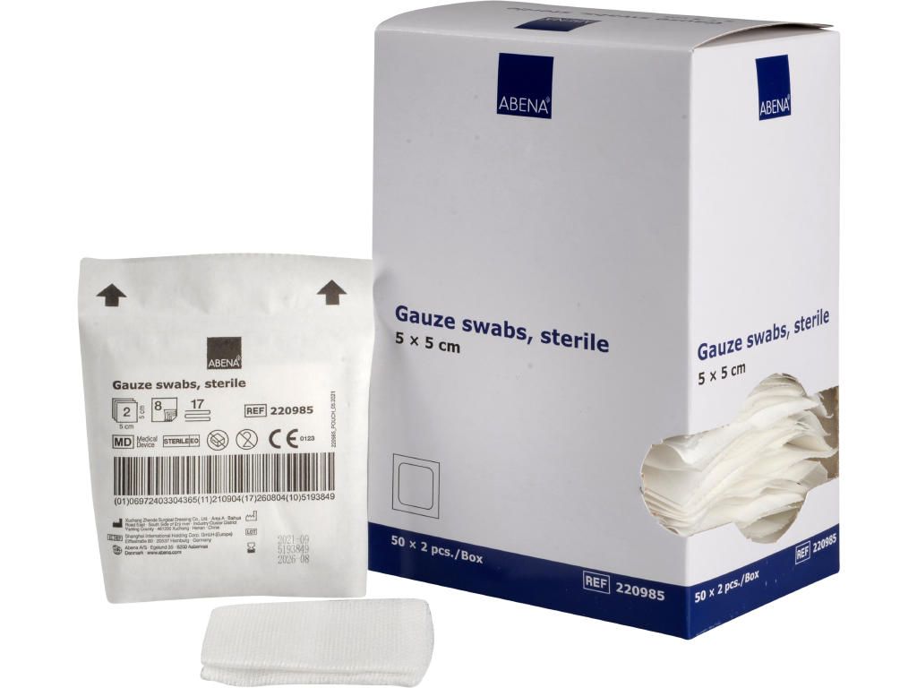 Gaze Kompres steril 5x5cm100stk