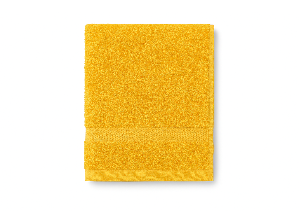 Gæstehåndklæde frotté 30x50cm GUL