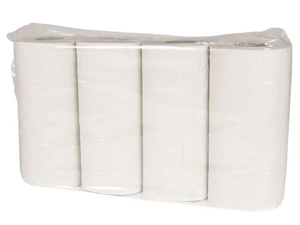 Køkkenrulle, genbrug, 2-lags, 32 ruller, ubleget, Svanemærket, perforeret 21,20 cm x 16,80 m