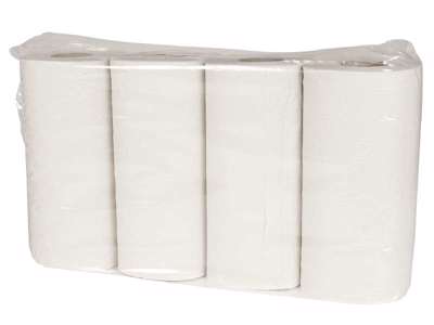 Køkkenrulle, genbrug, 2-lags, 32 ruller, ubleget, Svanemærket, perforeret 21,20 cm x 16,80 m