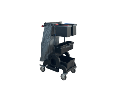 Rengøringsvogn i genbrugsplast - ultra small