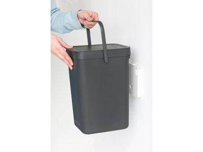 Brabantia Sort & Go affaldsspand til ophæng 12lt